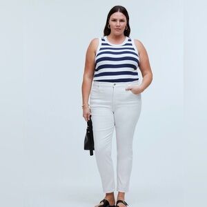 Madewell White Stovepipe Jeans Size 33
